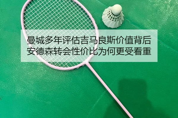 曼城多年评估吉马良斯价值背后 安德森转会性价比为何更受看重